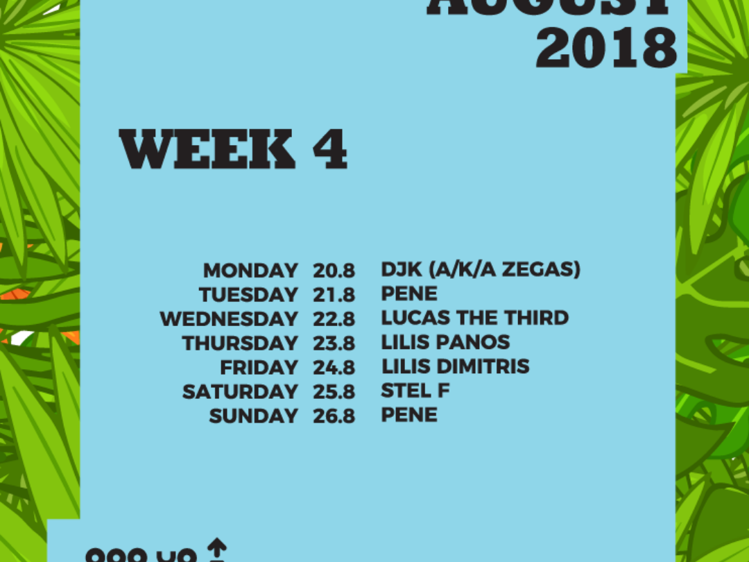 Week 4 - DJ sets
