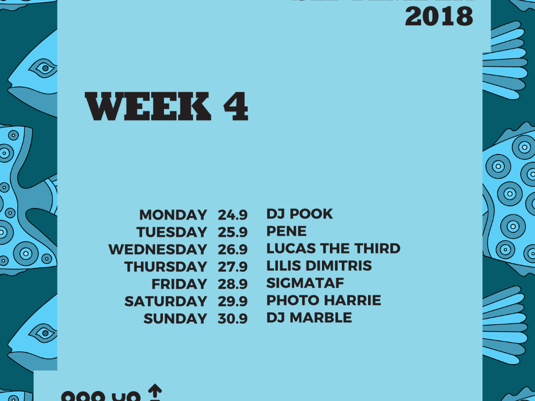 DJ sets, saying goodbye to September and Lucas The Third